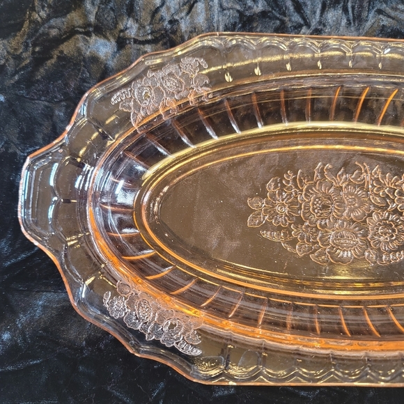 0778. Anchor Hocking ~ Pink Mayfair ~ Open Rose ~ Depression Glass ~ RARE - Picture 3 of 13